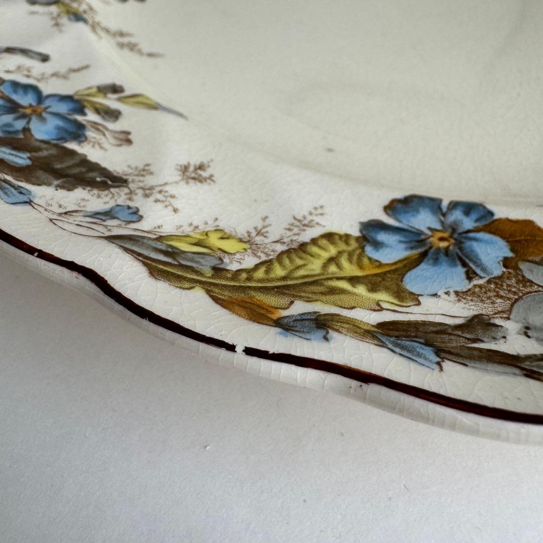 フランスアンティーク　エミールブルジョワ　イギリスアンティーク　平皿