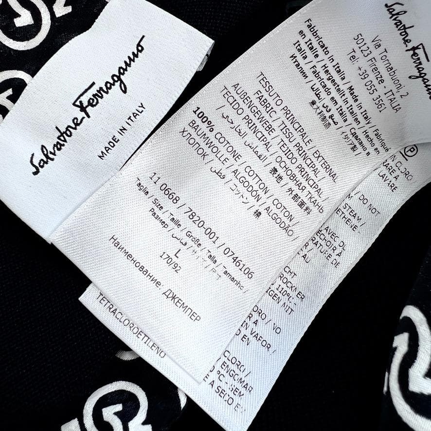 新品同様★Salvatore Ferragamo★ガンチーニ★シルク★トップス
