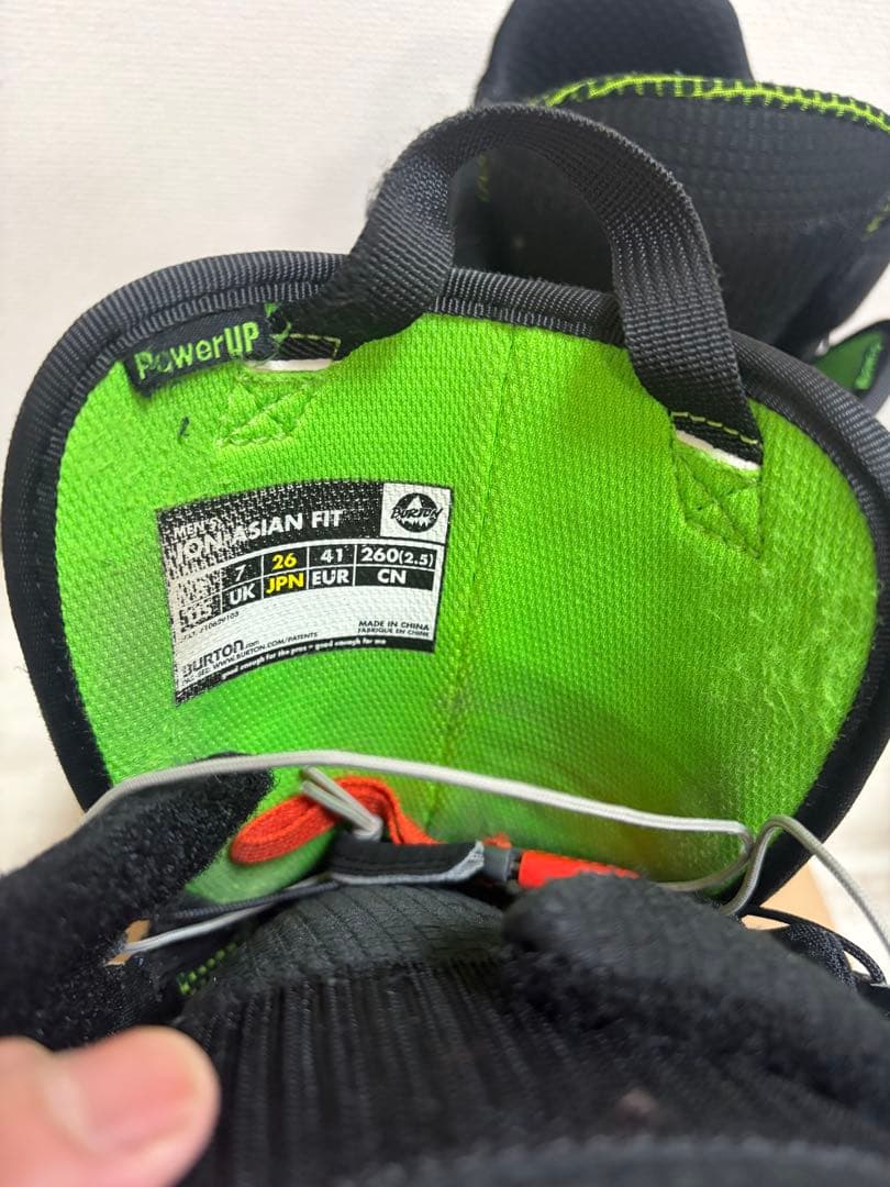 BURTON スノーボードブーツ ブラック/グリーン