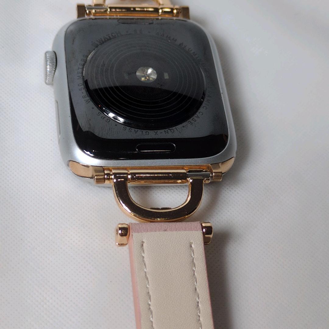 Apple Watch SE 第1世代 44mm　社外ベルト・充電器　容量83％