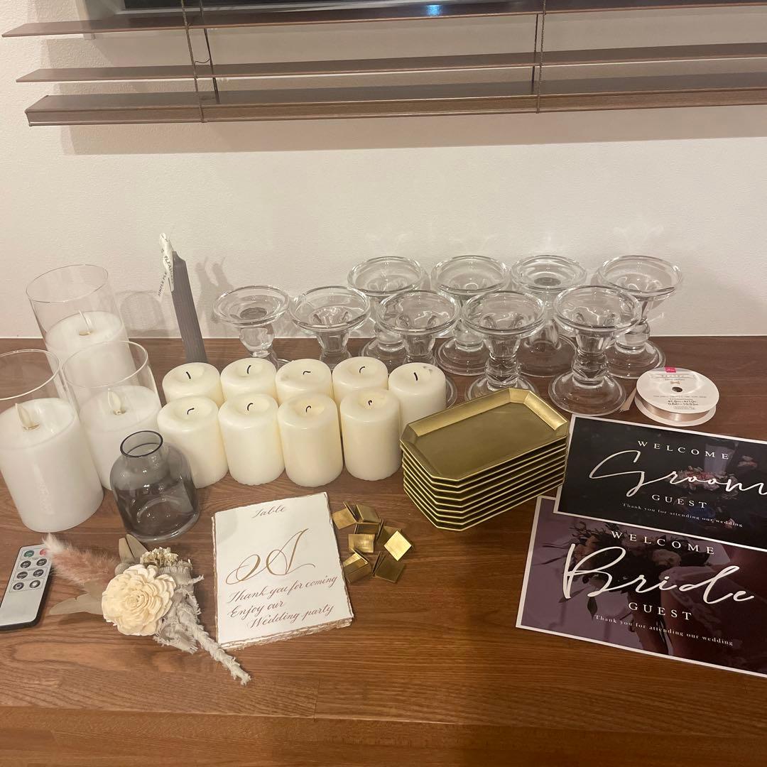 ウェディング　テーブル、ウェルカムスペース　まとめ売り