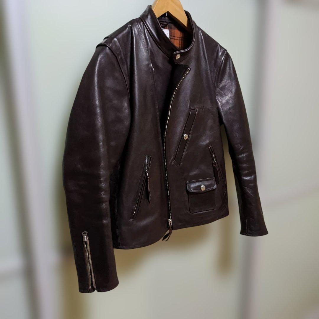 専用】美品 FILL THE BILL ホースレザーライダースジャケット