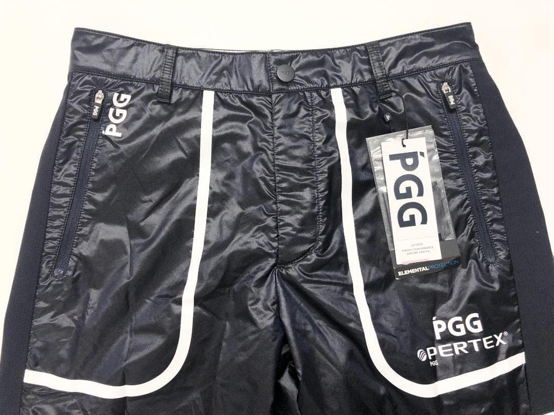 ○★新品 未使用 PGG パーリーゲイツ パーテックス セットアップ ネイビーM