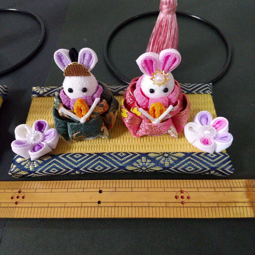 つまみ細工 つるし飾り 五月人形 雛人形 スタンド付き❗️