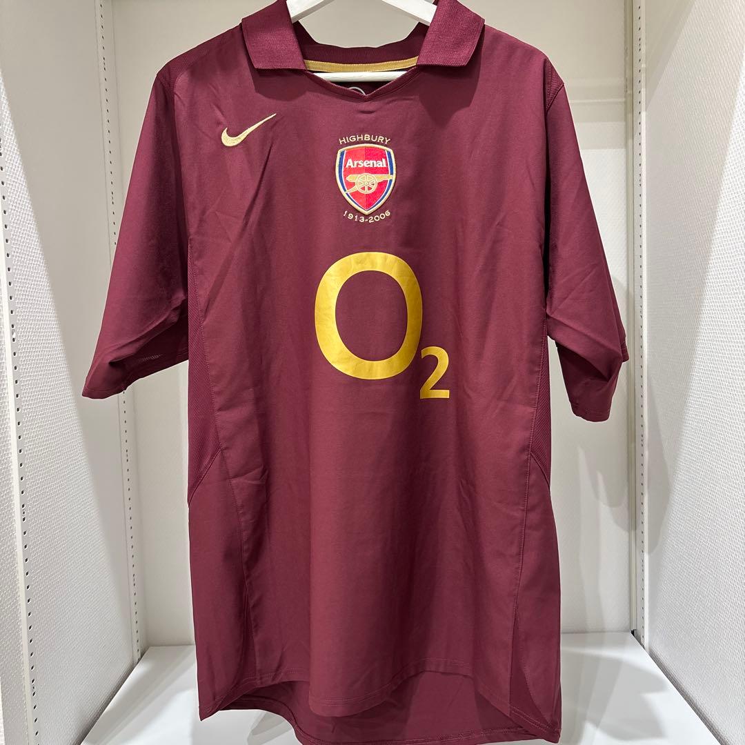 国内正規品　ハイバリー　アーセナル 2005 アンリ　14 ホーム　ユニフォーム