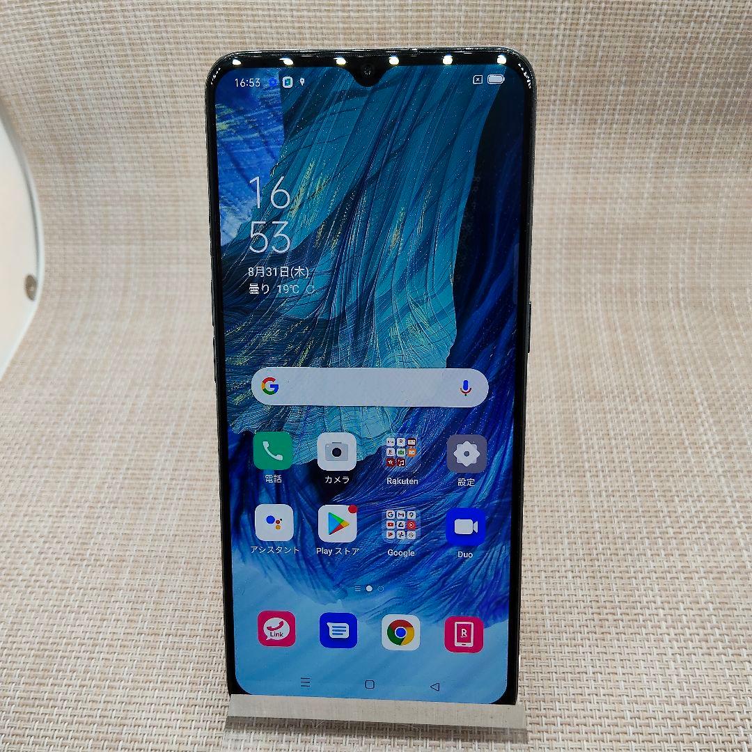 ②OPPO スマートフォン A73 ネイビーブルー