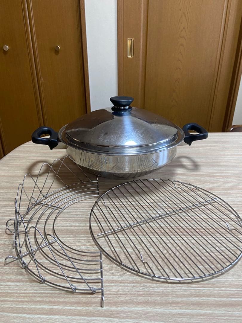 アムウェイクイーン　ウォック　フライラック　スティーマーラック付き