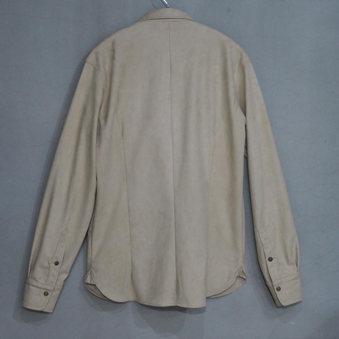 超美品 TMT AMARETTA SUEDE SHIRTS 定価 33000円