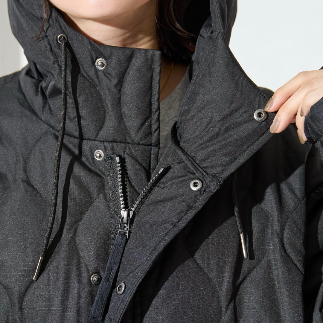 TAION フリークスストア　キルティング フード ロングダウン　ロング　コート