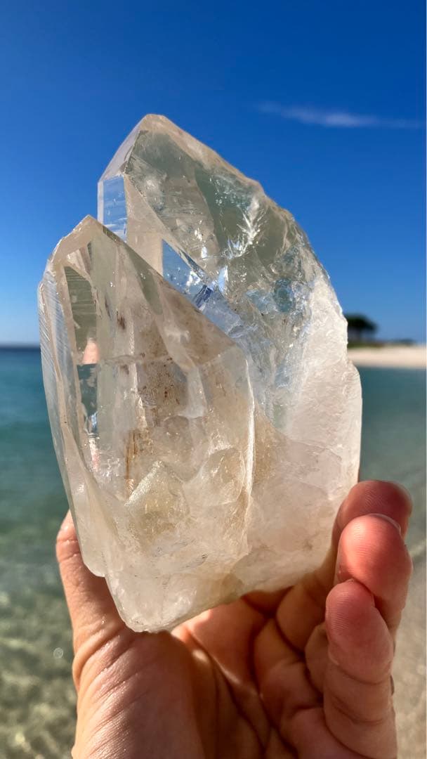 【レア!】ヒマラヤ水晶　サマディークォーツ　ファントム　ツイン