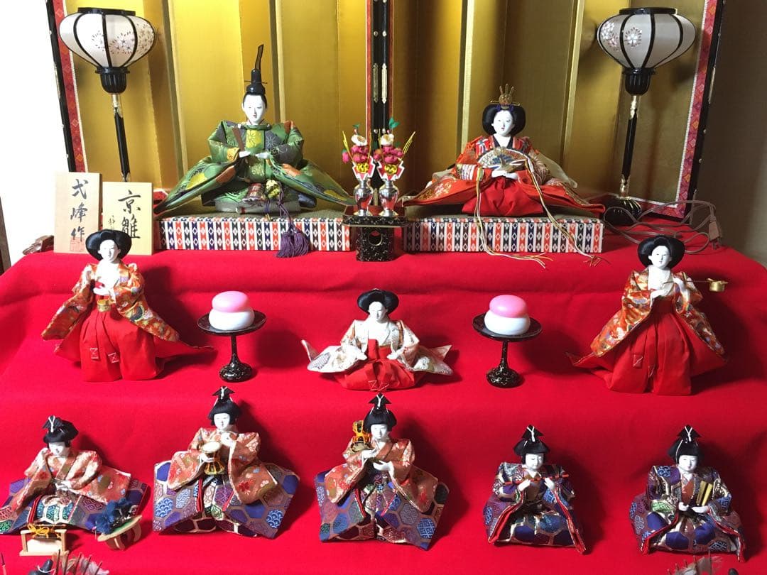 【直接引き取り限定】　雛人形　　大橋弌峰　　七段フルセット　　京都　伝統工芸