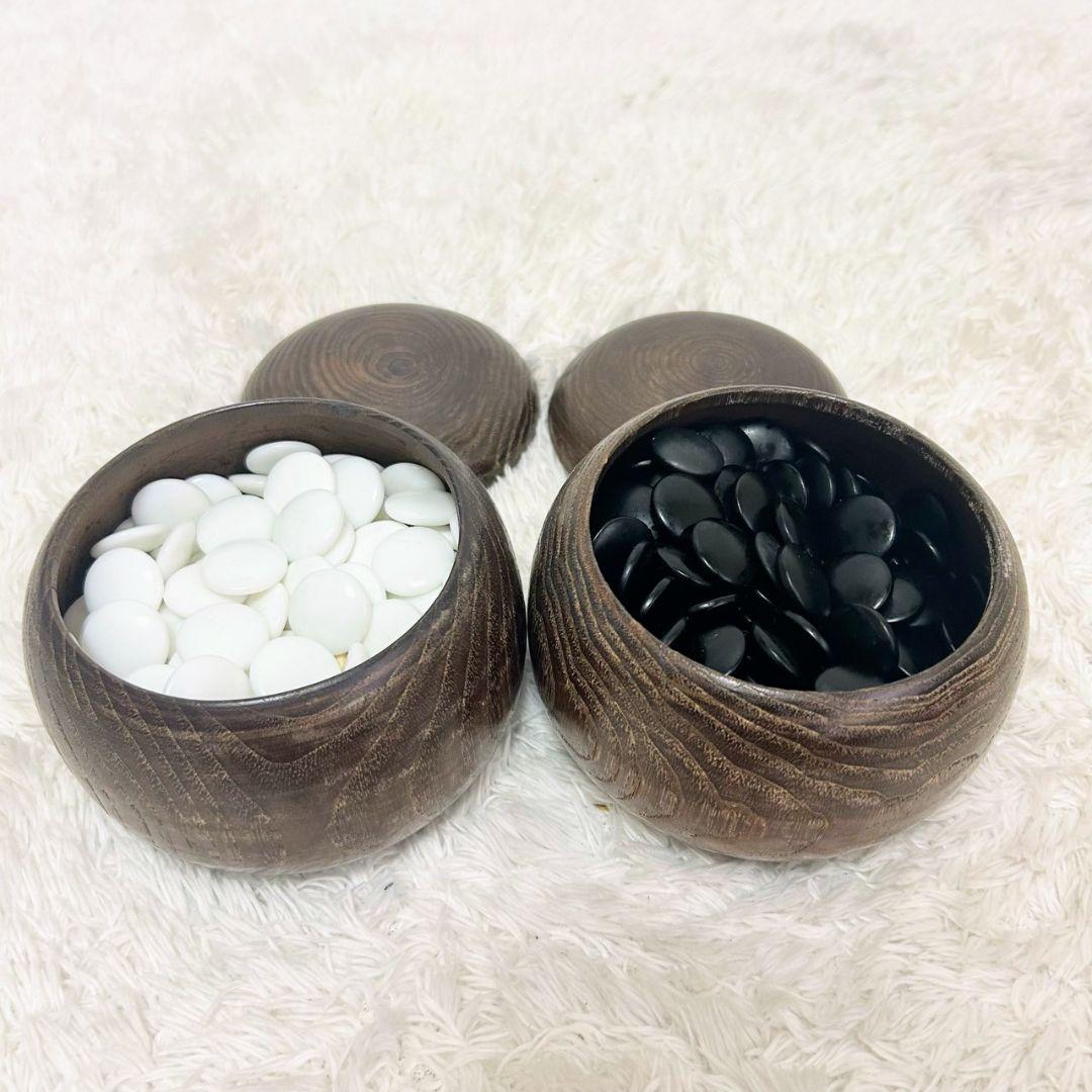 囲碁盤　囲碁セット　天然木 天然うるし　脚付き ヘソ有り