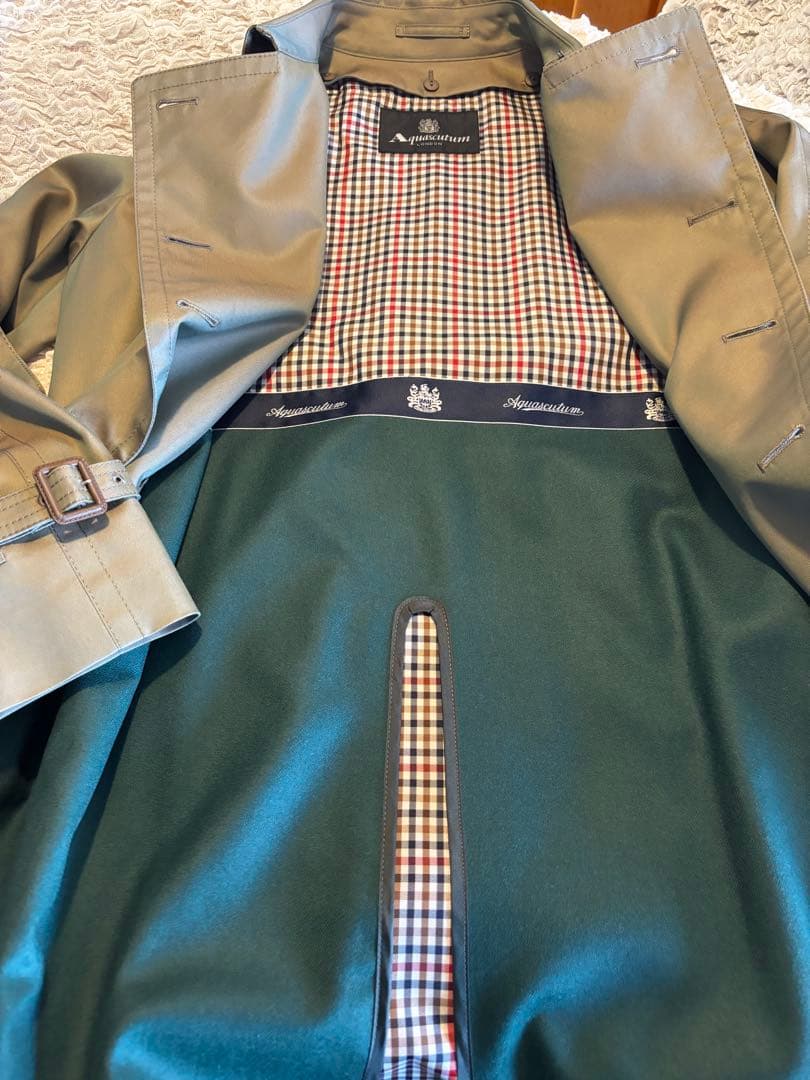 静様　新品未着用　アクアスキュータムトレンチコート 8（M）サイズ　レディース