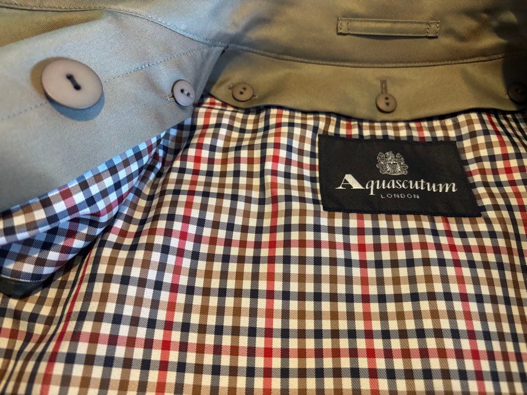 静様　新品未着用　アクアスキュータムトレンチコート 8（M）サイズ　レディース