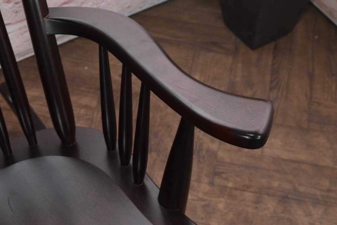 松本民芸家具 J型ロッキングチェア ミズメ材 約24万円