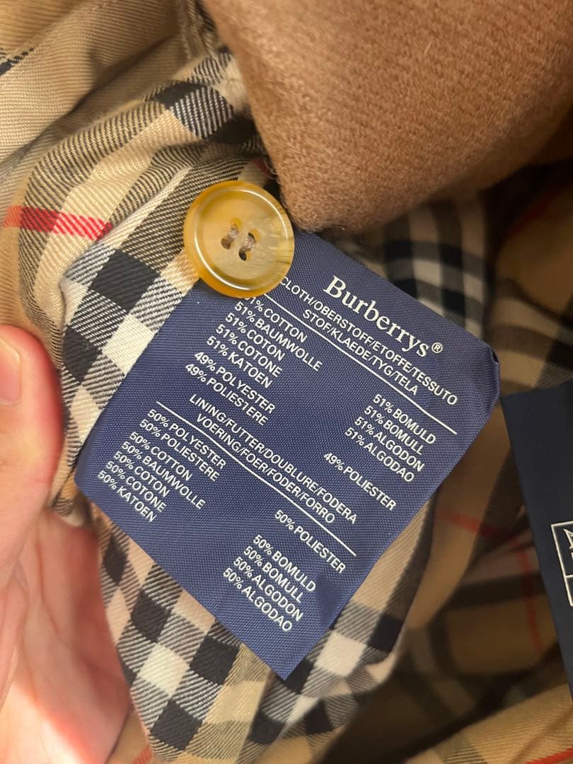 バーバリー コート トレンチコート 一枚袖 トレンチ21 英国製