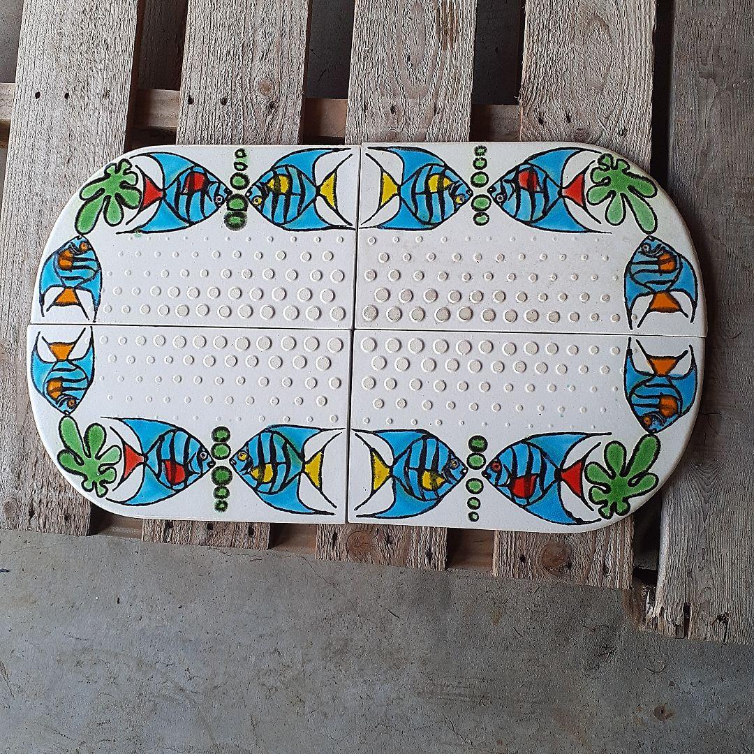 綺麗なタイル 4個組