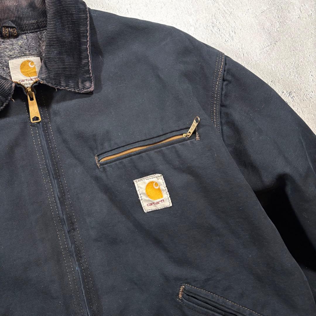 ジャケット・アウター Carhartt Detroit Jacket Black Over Dye