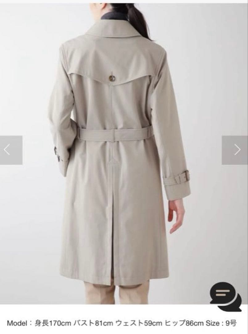 ニューヨーカー トレンチコート　ライナー付き　ベージュ9号