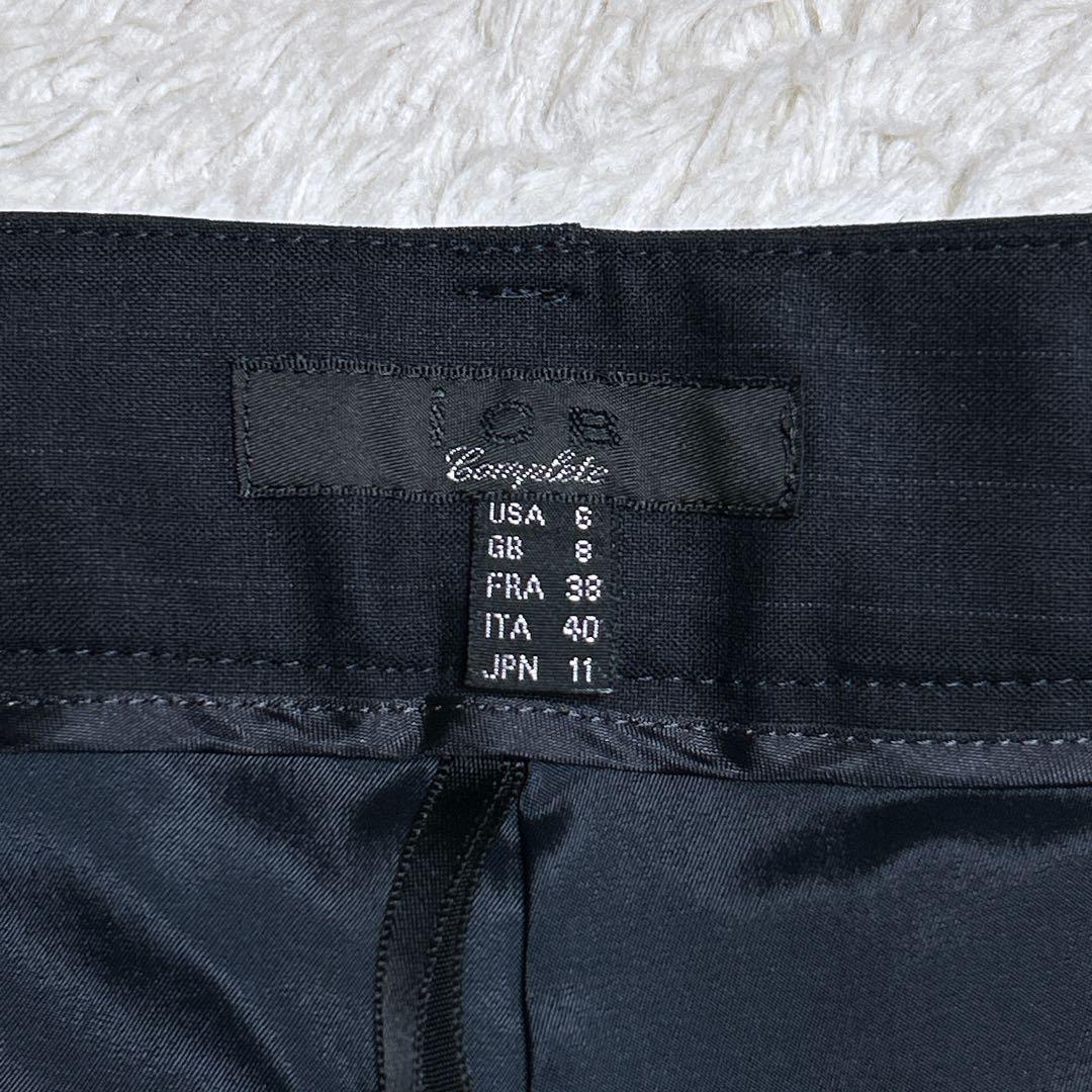 極美品/アイシービー　パンツセットアップ　ストライプ　フォーマル　11号