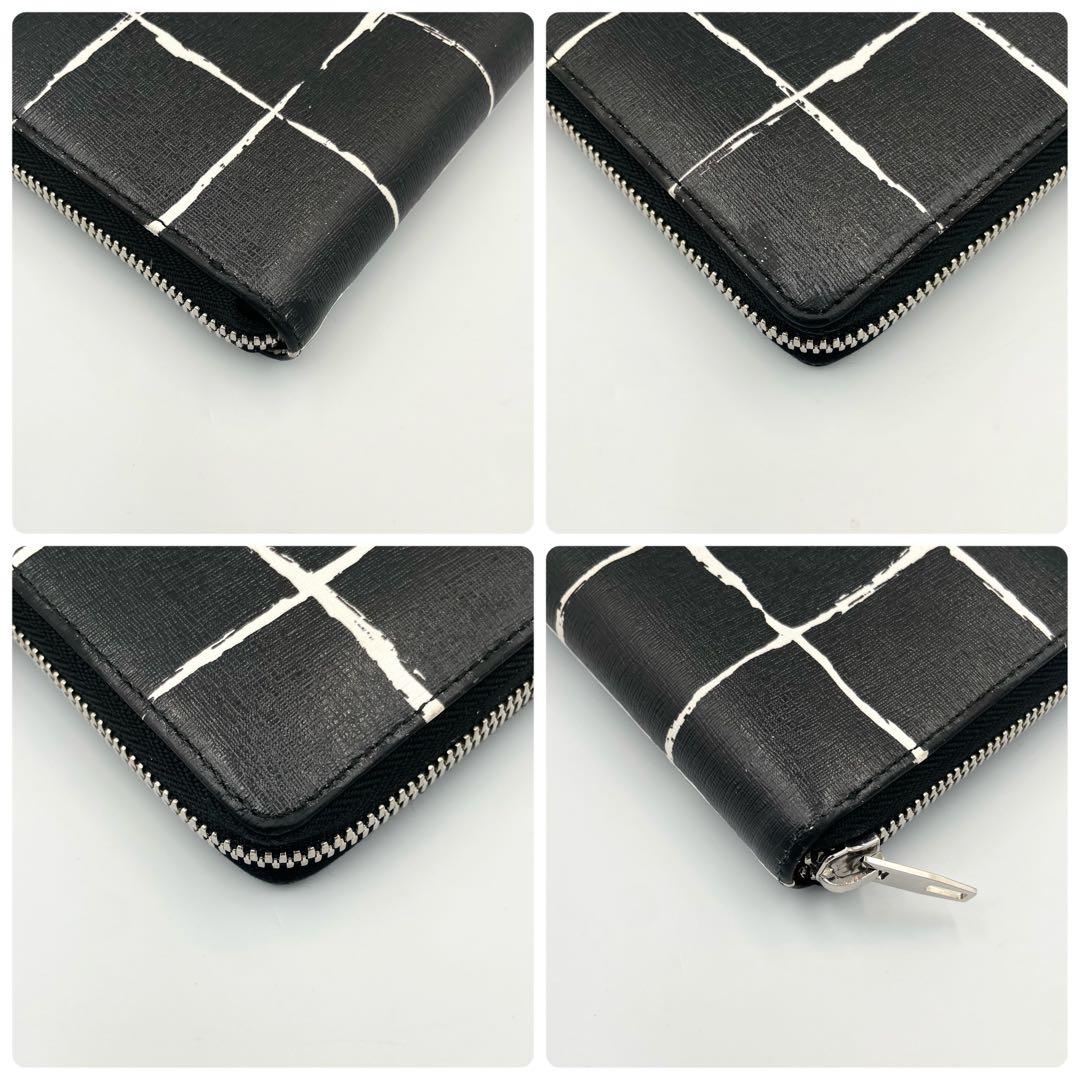 美品★BALENCIAGA ラウンドファスナー　長財布　メンズ　ブラック　黒