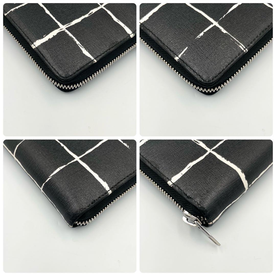 美品★BALENCIAGA ラウンドファスナー　長財布　メンズ　ブラック　黒