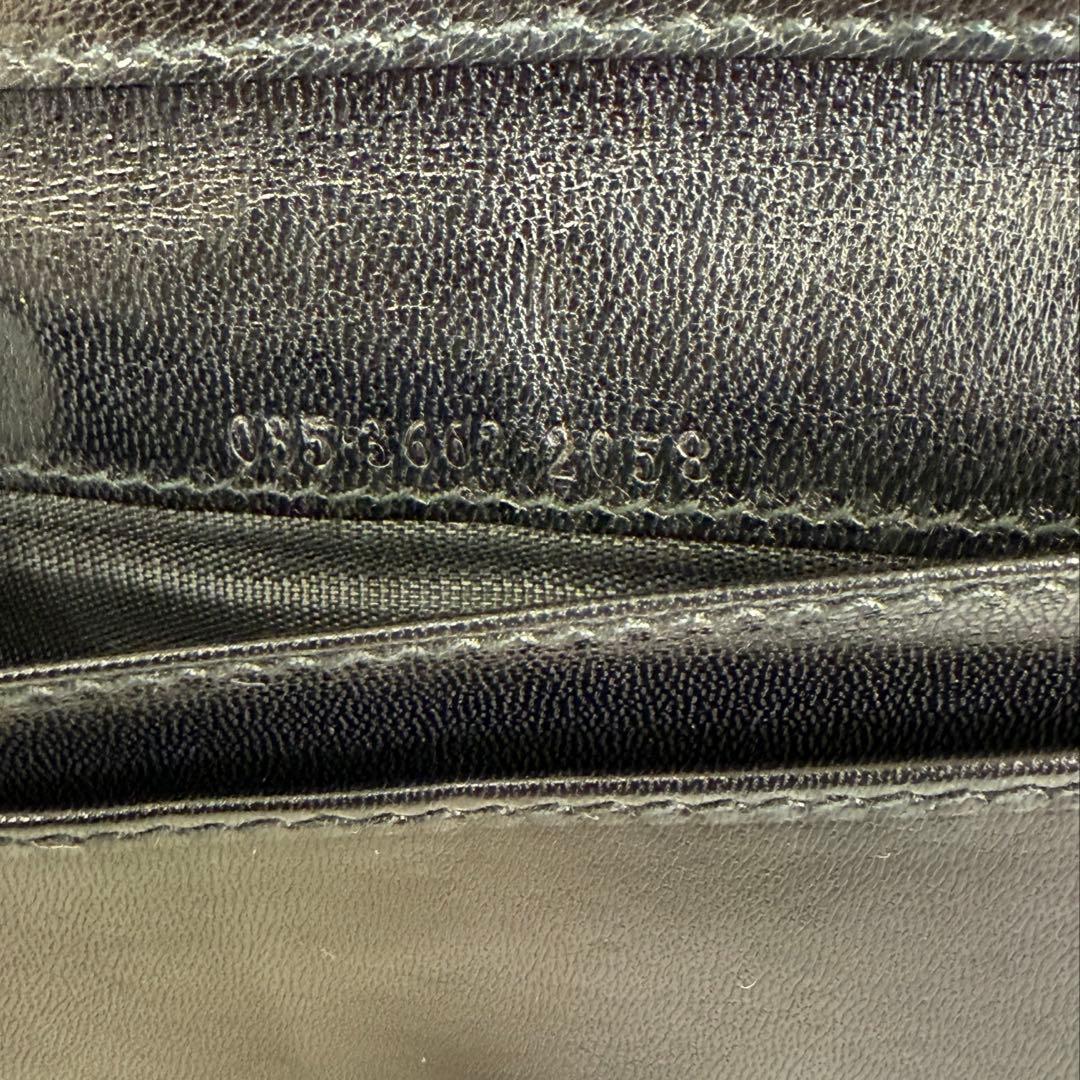【美品】GUCCI メンズ 長財布 black