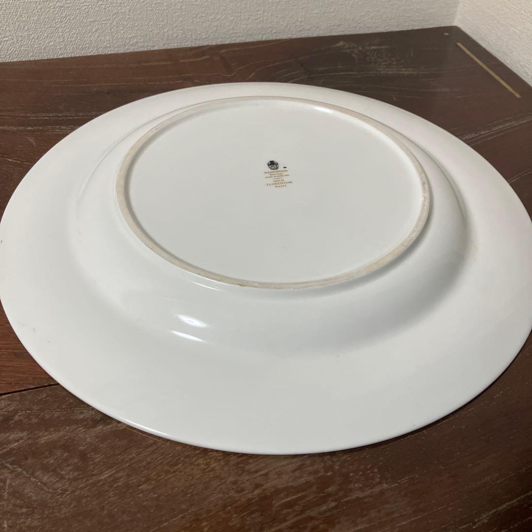 ウェッジウッド　廃盤　フロレンティーン　ゴールド　太皿　34cm