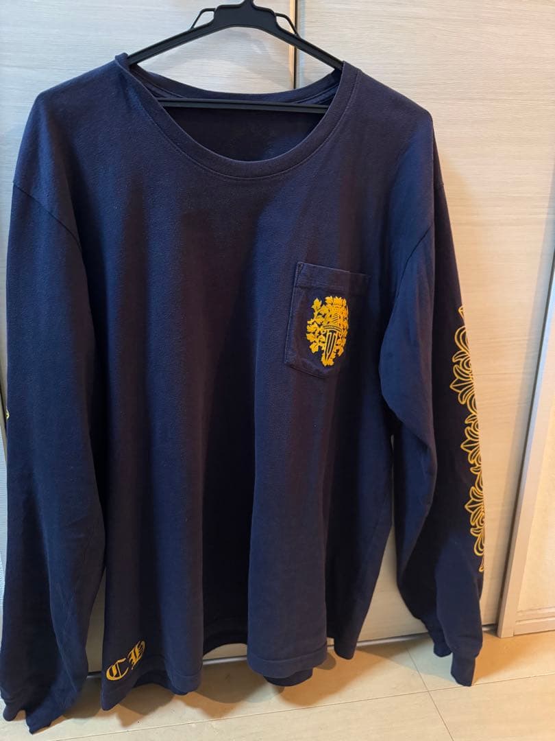 chromehearts ロンT ダガー　ネイビー