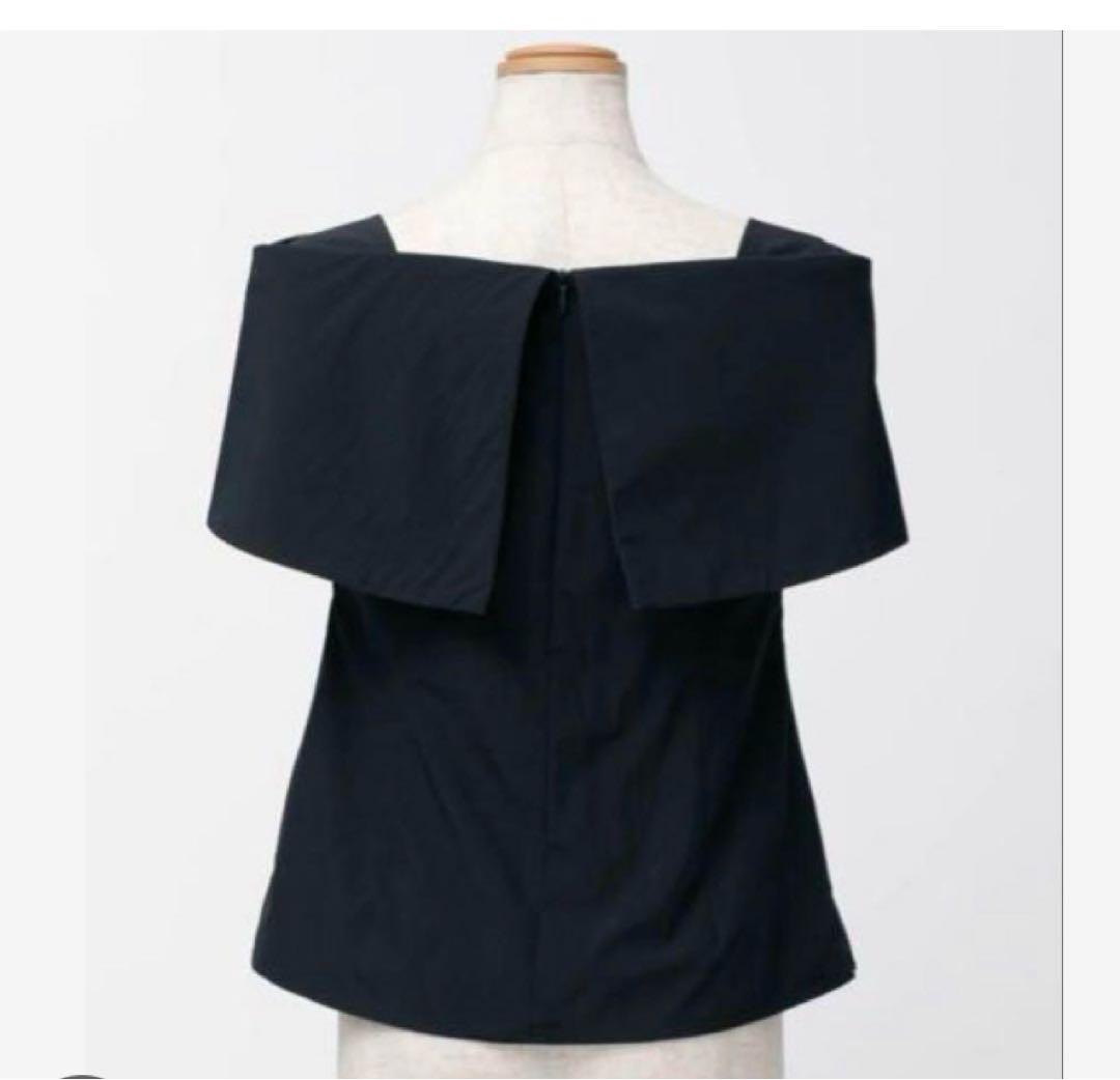 elu. Aurora blouse summer navy オーロラブラウス
