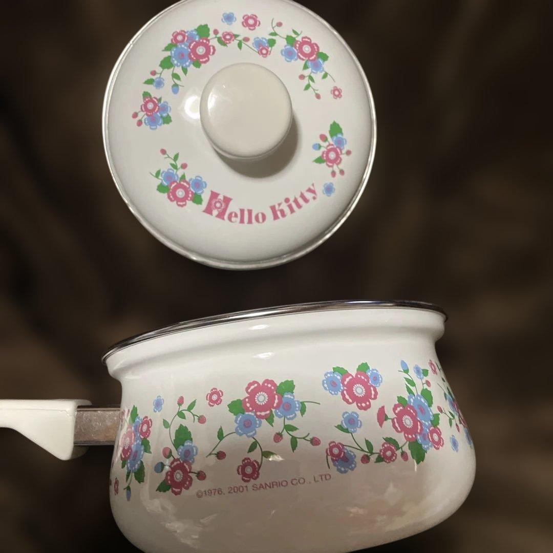 ハローキティいちご☆片手鍋☆2001年製☆激レア