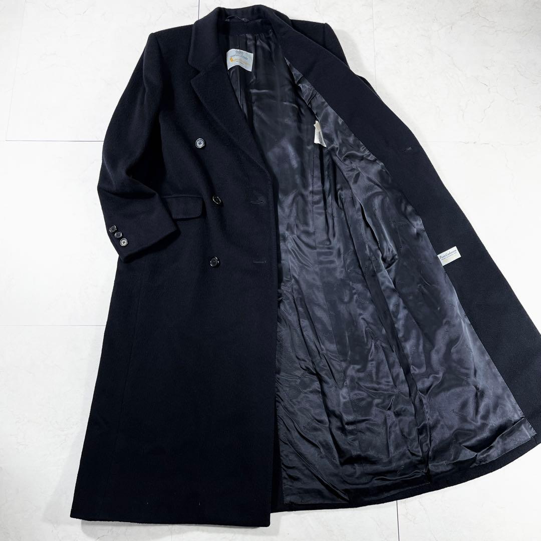 ✨極美品 アクアスキュータム 最高級カシミヤ 100% ダブルチェスターコート