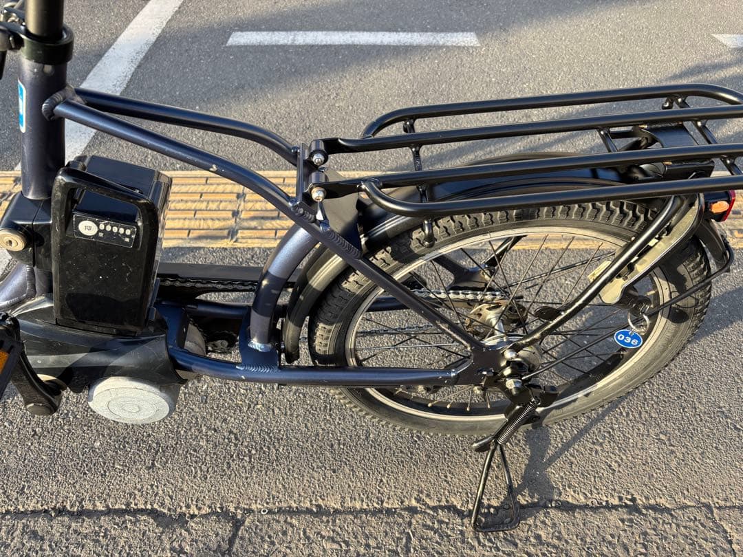 中古20㌅Panasonic電動アシスト自転車　8Ah 大阪　036番