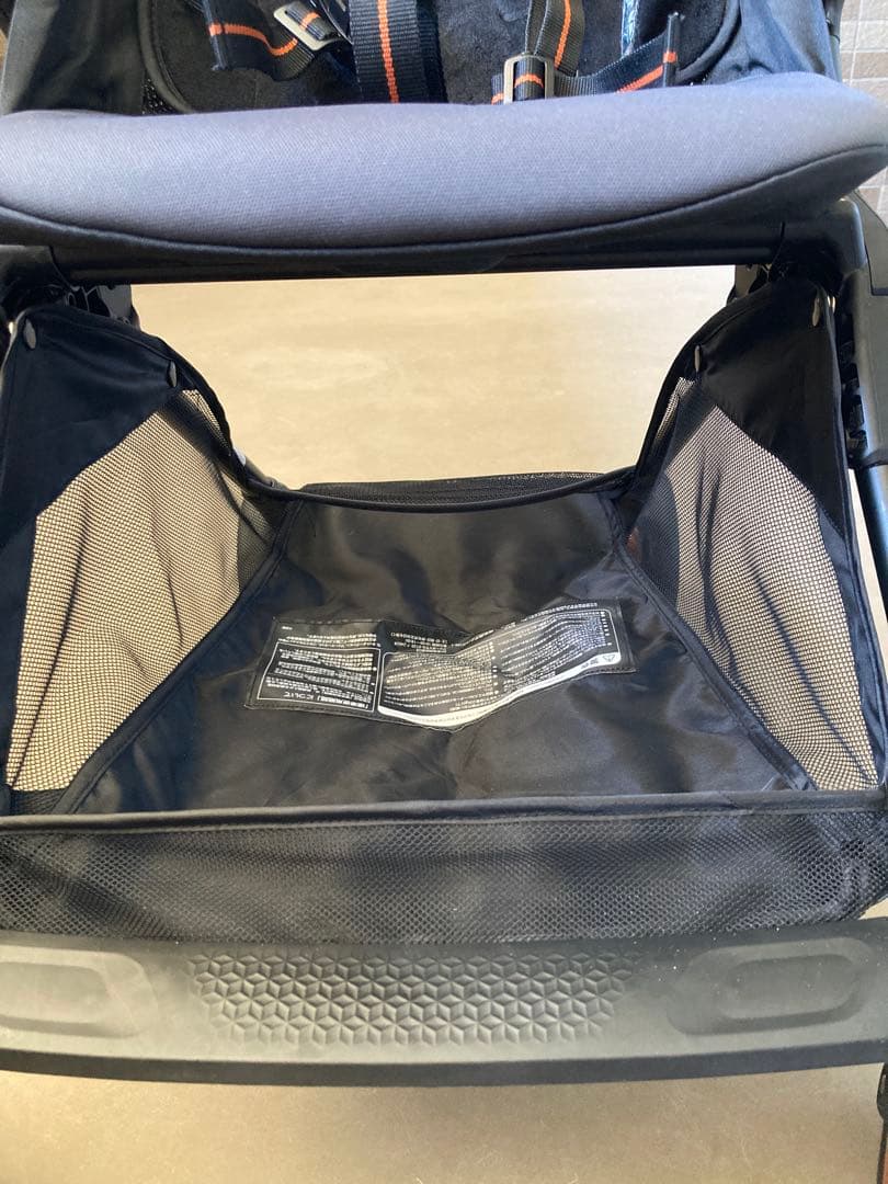 最終値下げ【使用回数少】シンコンパクトベビーカーβベータ雨カバー、フック付き