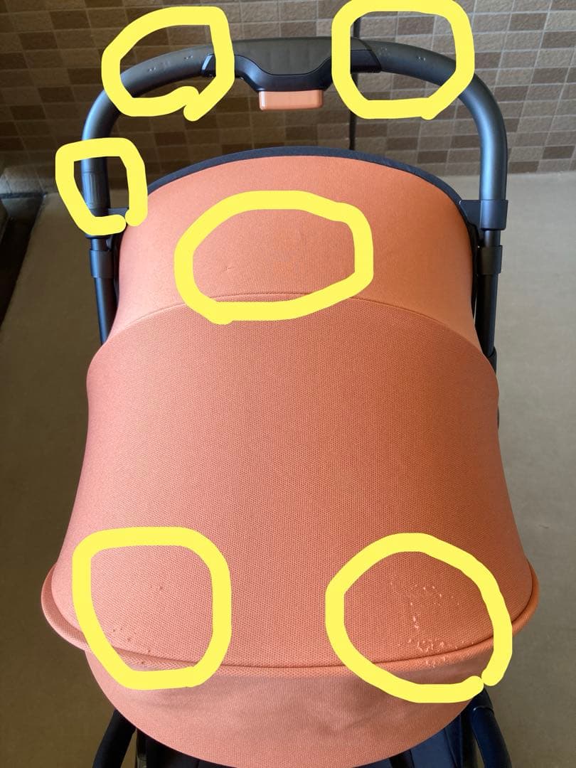 最終値下げ【使用回数少】シンコンパクトベビーカーβベータ雨カバー、フック付き