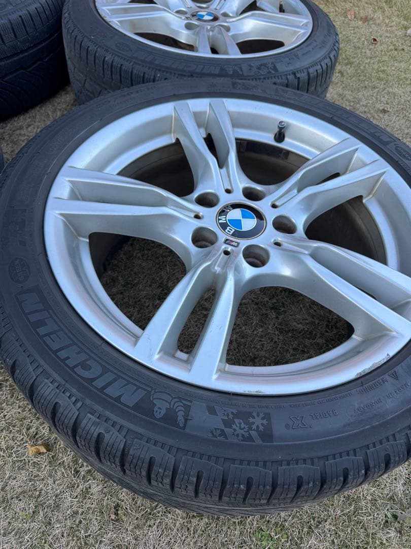  320 Mスポーツf30純正18インチ ホイールとミシュランスノータイヤ