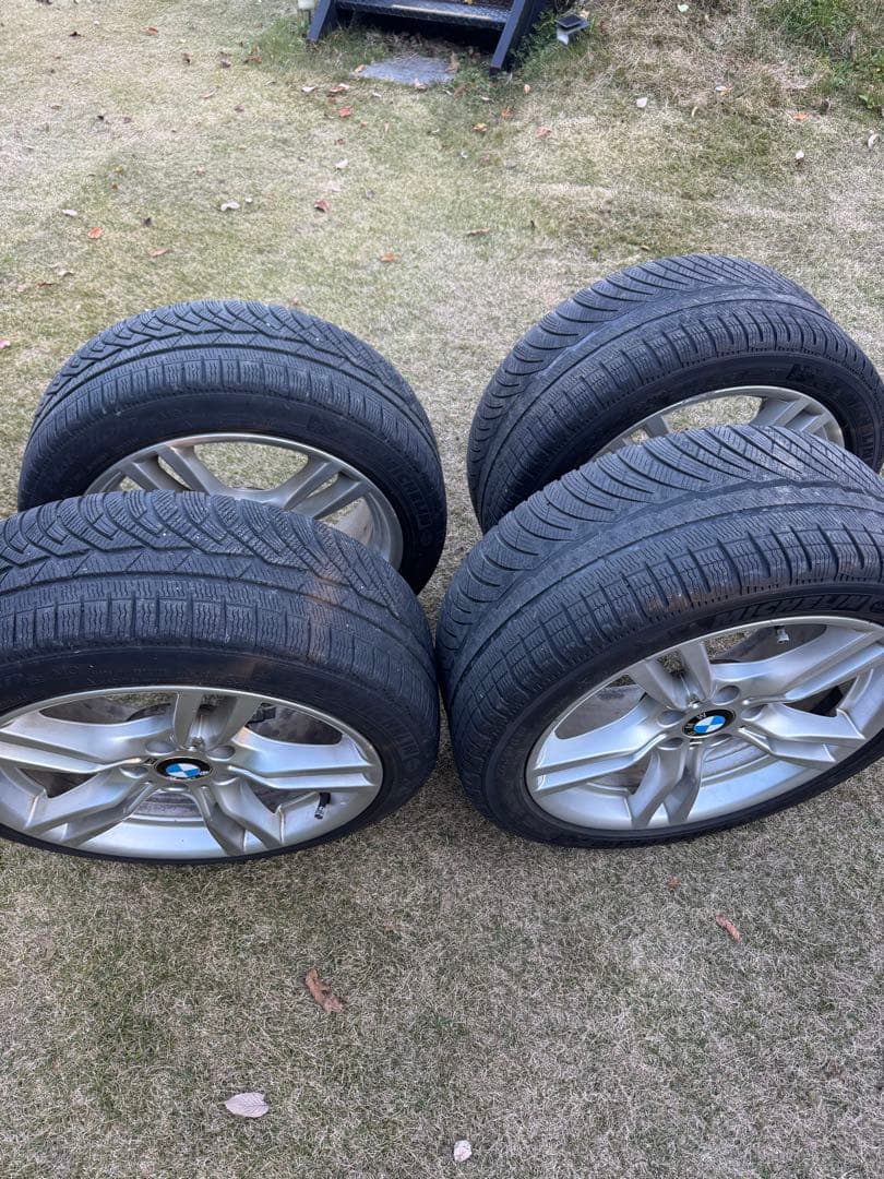  320 Mスポーツf30純正18インチ ホイールとミシュランスノータイヤ