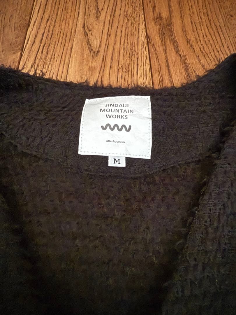 JINDAIJI MOUNTAIN WORKS ブラック カーディガン M