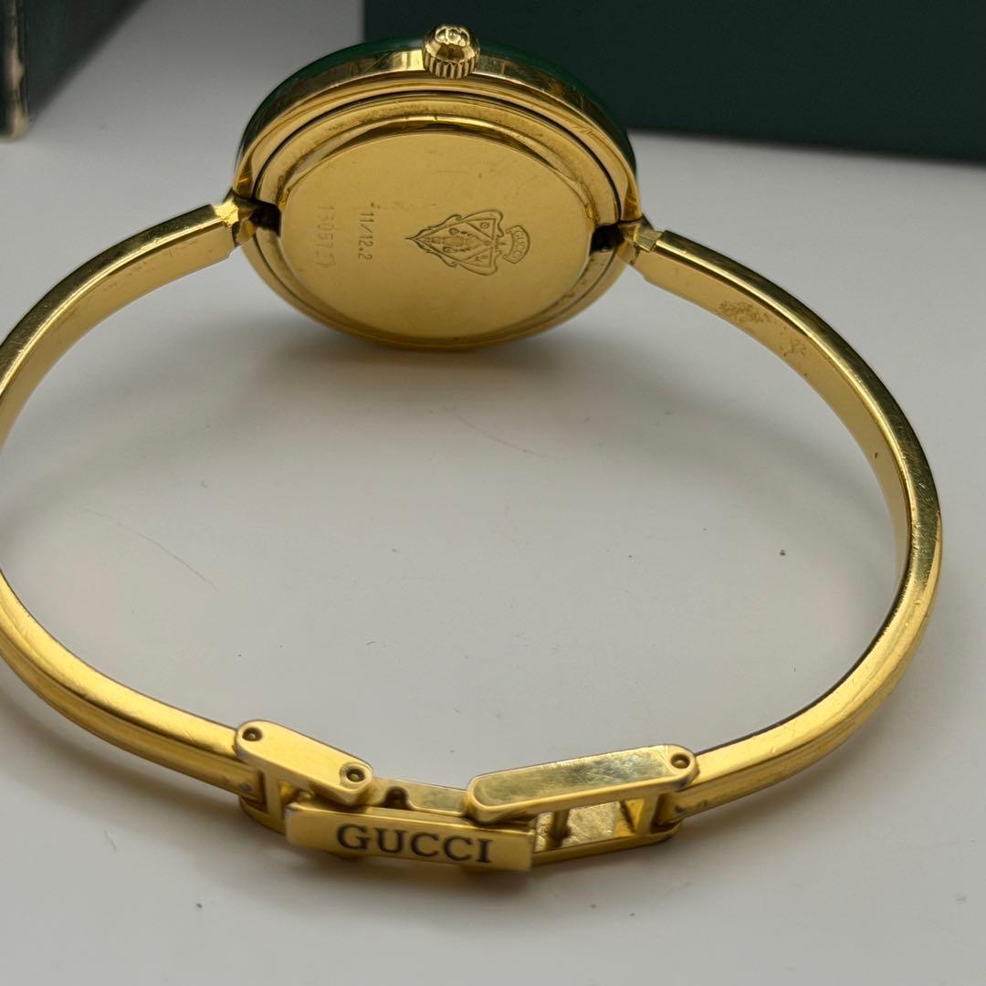 動作未確認　美品　グッチ　チェンジベゼル　ベゼル11個付 クォーツ　希少　箱説保