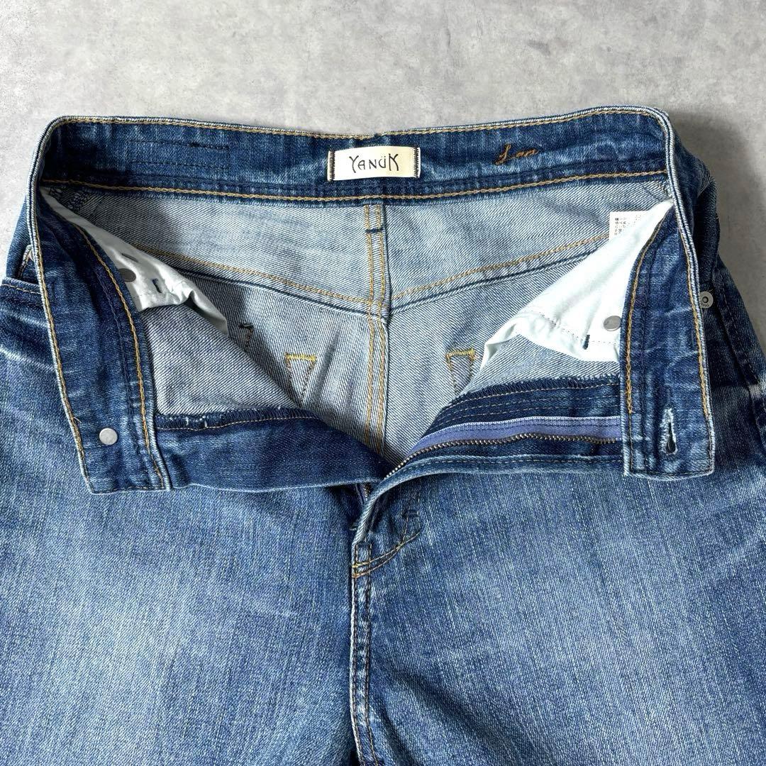 【極美品】YANUK ヤヌーク ボーイズストレート LEA サイズ25 HBL