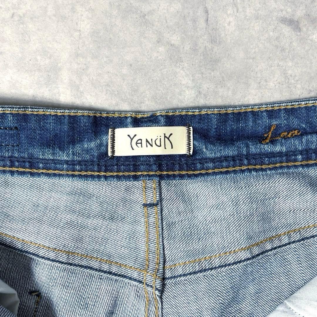 【極美品】YANUK ヤヌーク ボーイズストレート LEA サイズ25 HBL