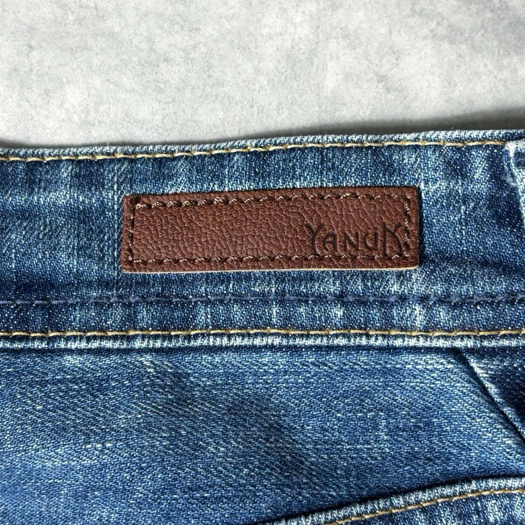 【極美品】YANUK ヤヌーク ボーイズストレート LEA サイズ25 HBL