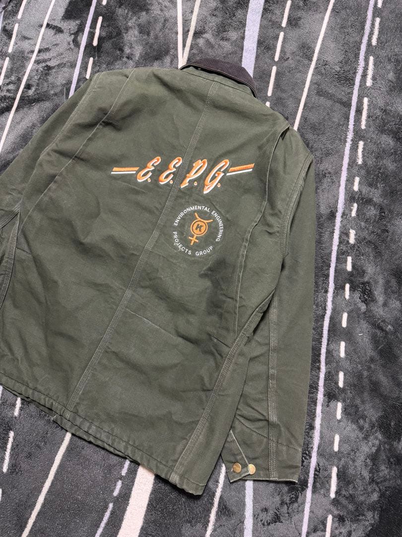 ‼️【USA製】 Vintage Carharttミシガンチョアコート Green