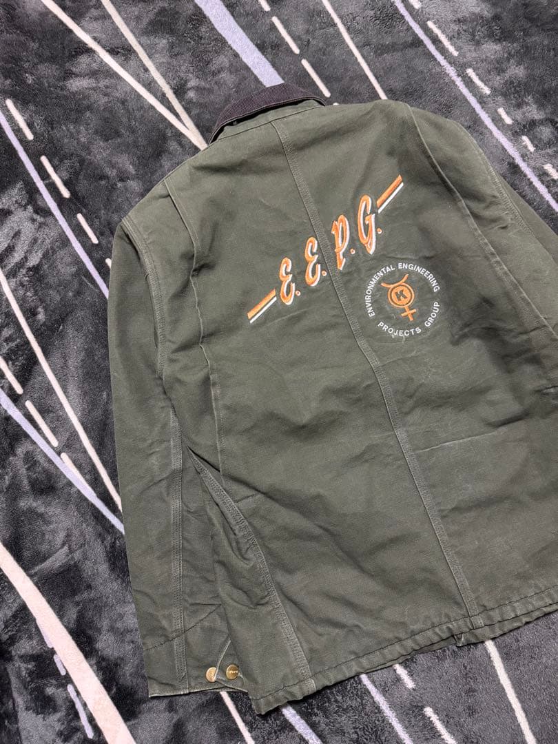 ‼️【USA製】 Vintage Carharttミシガンチョアコート Green
