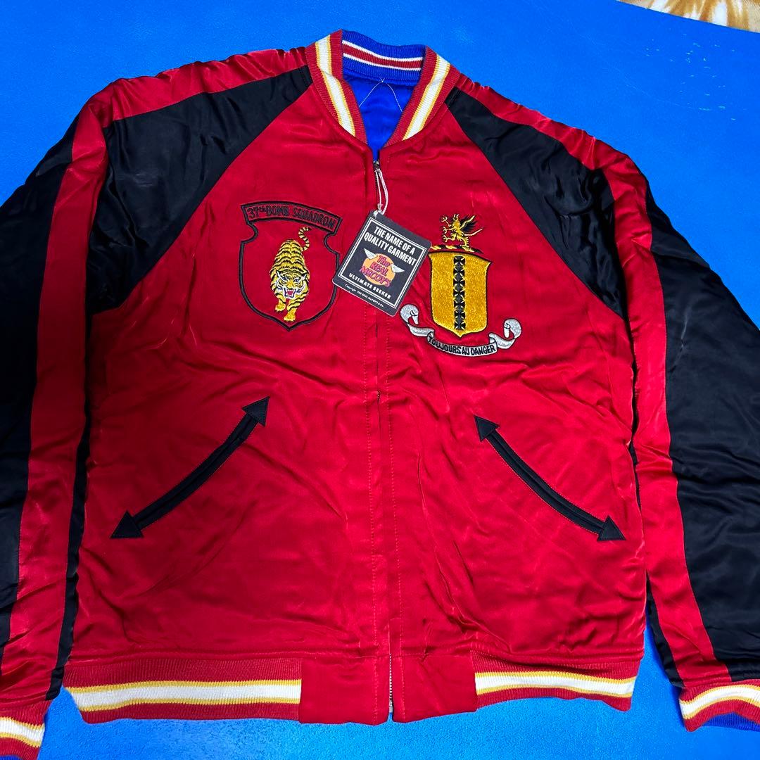 未使用美品 リアルマッコイズ スカジャン MJ7008 サイズＬ