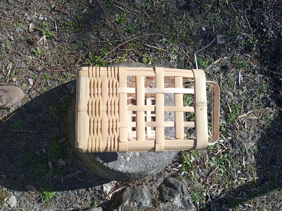 竹製中型かごバッグ