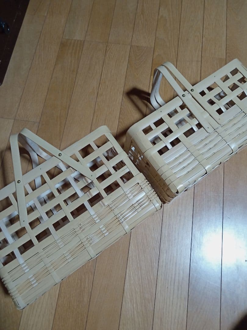 竹製中型かごバッグ