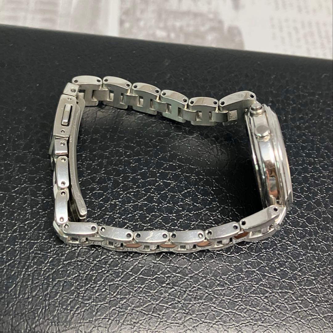 ◆良品◆ ルキア チタン レディダイヤ ソーラー 電波 セイコー レディース