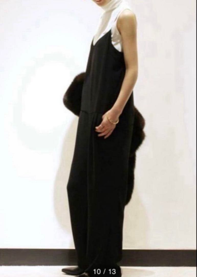 Deuxieme Classe キャミソール オールインワン　ブラック