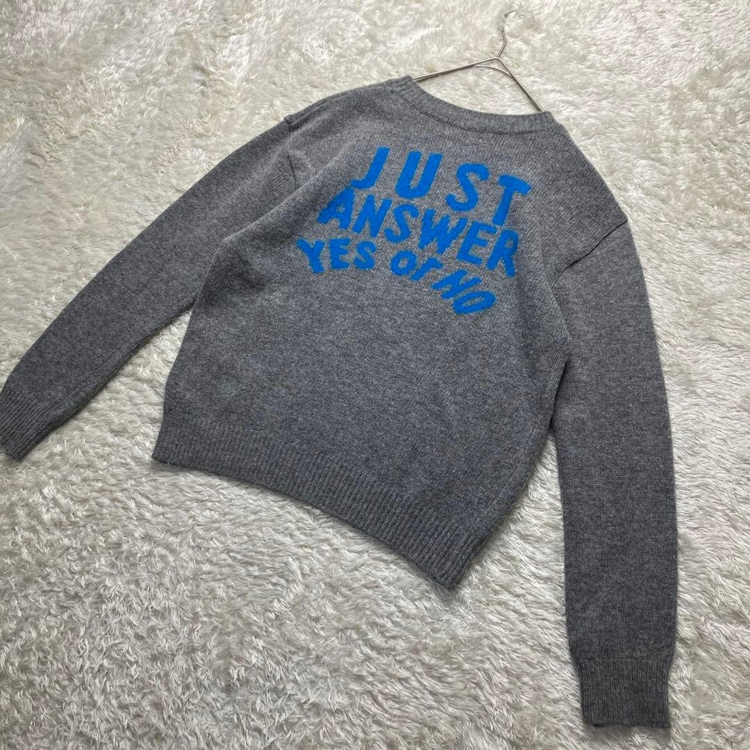 希少✨ machatt マチャット ロゴ ニット ウール混 グレー 韓国製